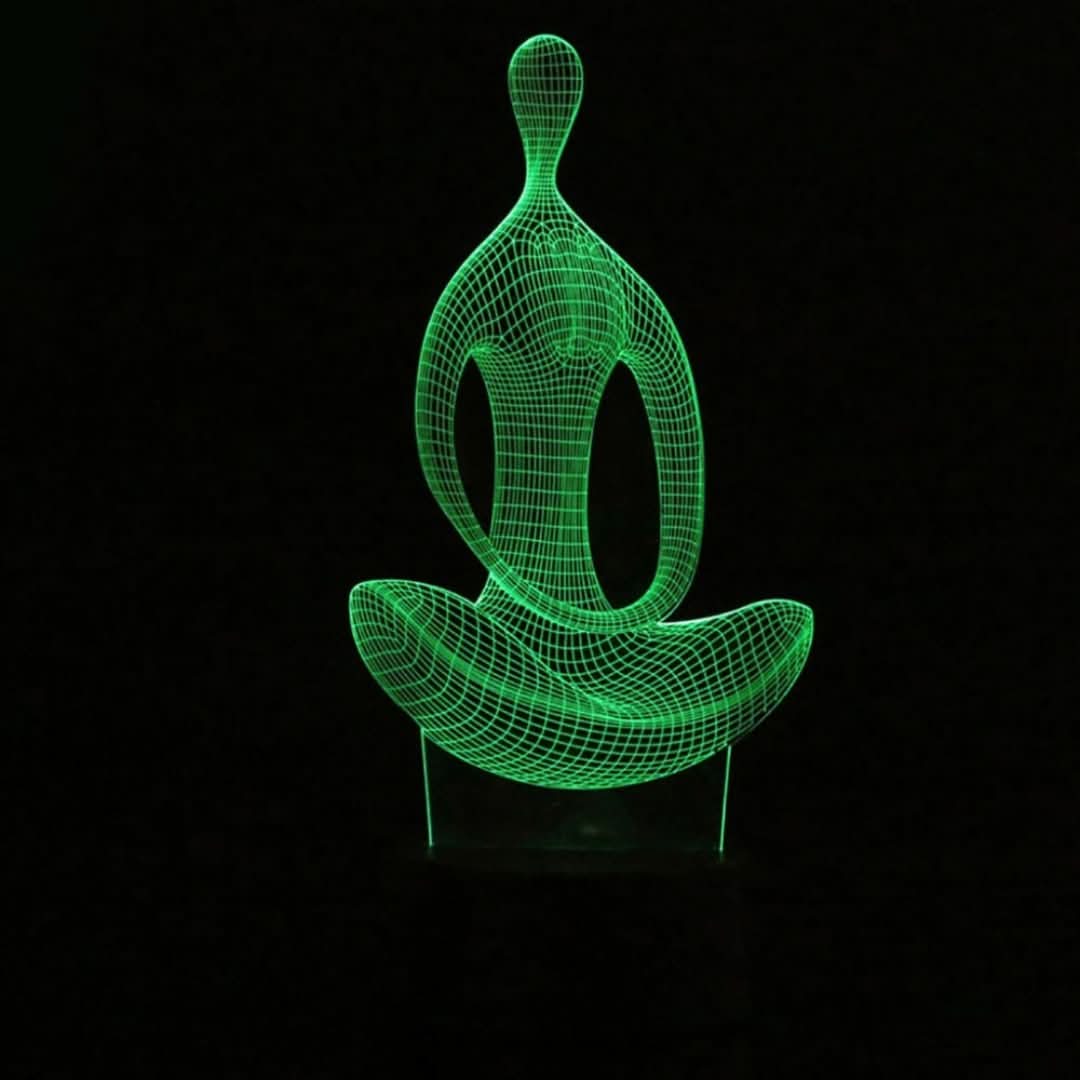 Skorter | Yoga Meditation 3d Led Lamp