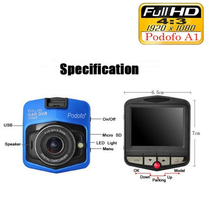 Skorter | Dash Cam Full HD 1080P + 16GB Card
