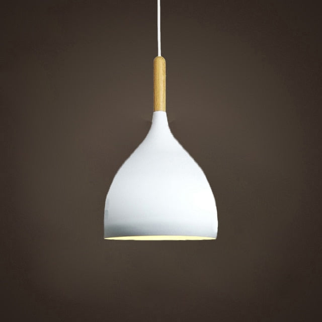 Skorter | Talon - Modern Drop-Shaped Wooden Pendant Light Scandinavian Ceiling Light