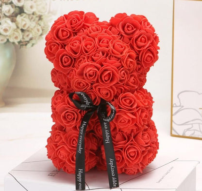 Skorter | Bear Uk | Handmade Luxury Flower Skorter | Love Teddy Bear