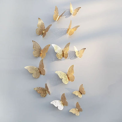 Skorter | 3D Butterfly Wall Stickers for Wedding and Home Decor