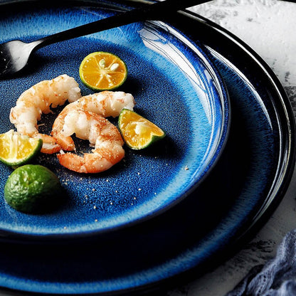 Skorter | Deep Blue "Oceano" Dinner Plates