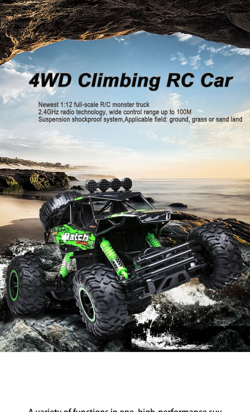 Skorter | Remote Control Car 4x4 Rock Crawler Monster Truck