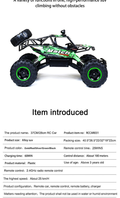 Skorter | Remote Control Car 4x4 Rock Crawler Monster Truck