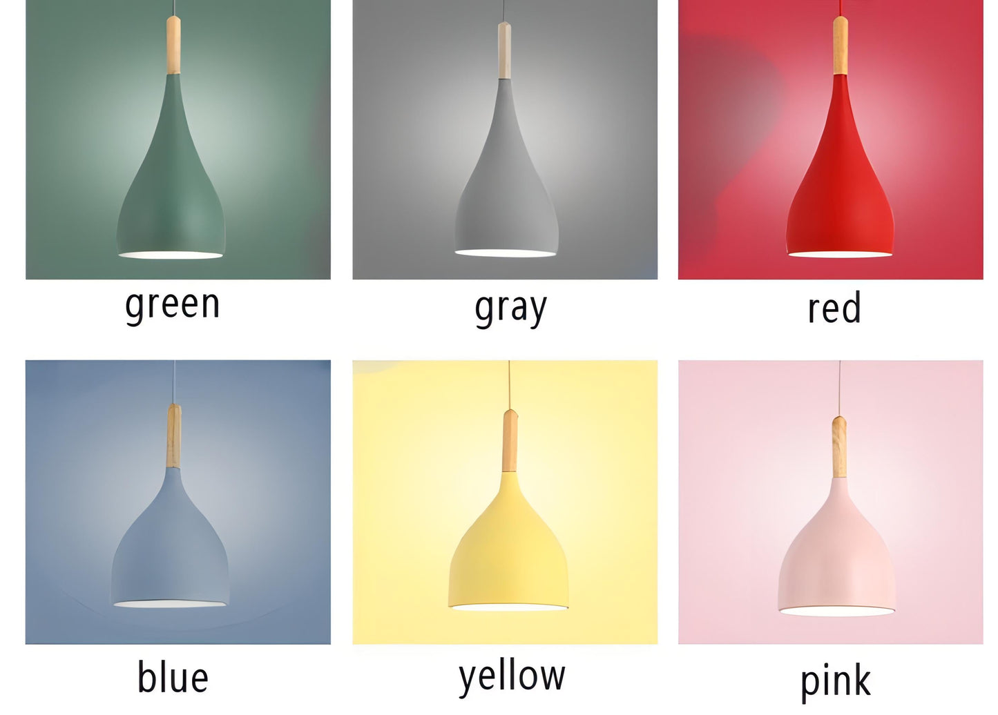 Skorter | Talon - Modern Drop-Shaped Wooden Pendant Light Scandinavian Ceiling Light