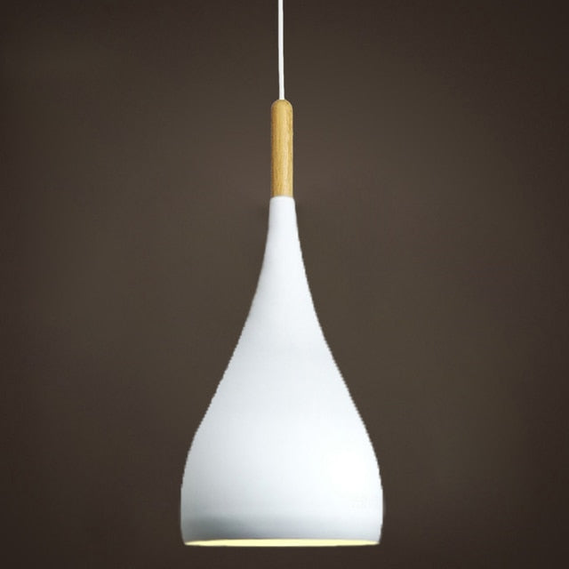 Skorter | Talon - Modern Drop-Shaped Wooden Pendant Light Scandinavian Ceiling Light