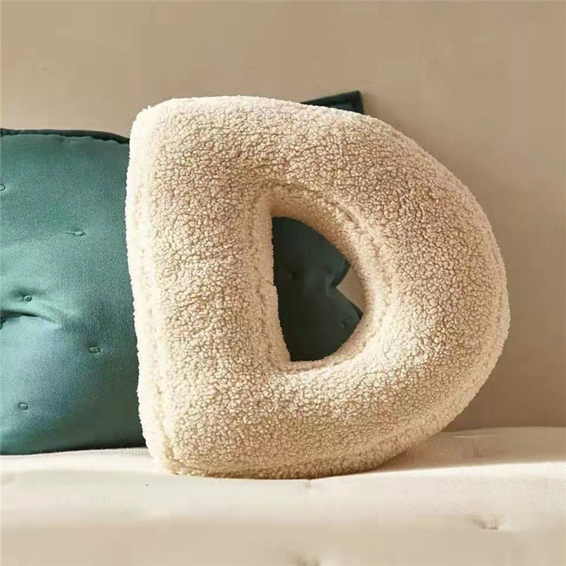 Skorter | Alphabet Letter Fleece Pillow