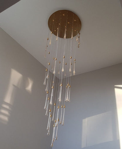 Skorter | Crystal Drop Pendant Light