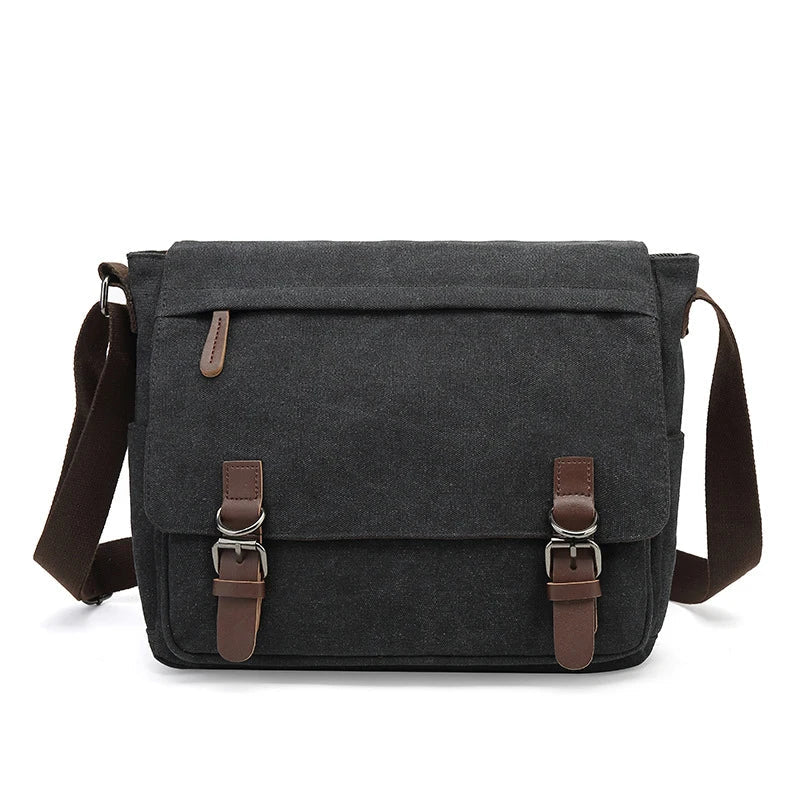 Skorter | Carlos – Rugged Men’s Shoulder Bag for Everyday Use | Durable Canvas Crossbody Bag