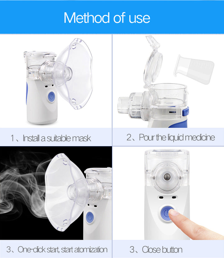 Skorter | BreathSoft Pro – Portable Mesh Nebulizer with Ultrasonic Vibration for Child and Adult