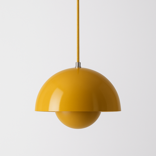 Skorter | Half-Circle Colourful Chandelier – Modern Scandinavian Ceiling Light for Dining, Living & Office