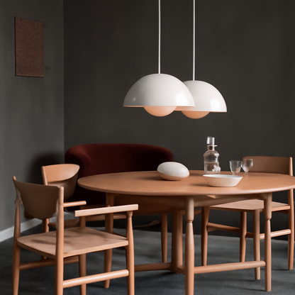 Skorter | Half-Circle Colourful Chandelier – Modern Scandinavian Ceiling Light for Dining, Living & Office