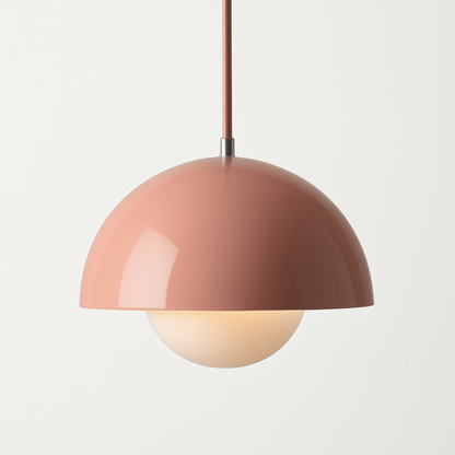 Skorter | Half-Circle Colourful Chandelier – Modern Scandinavian Ceiling Light for Dining, Living & Office