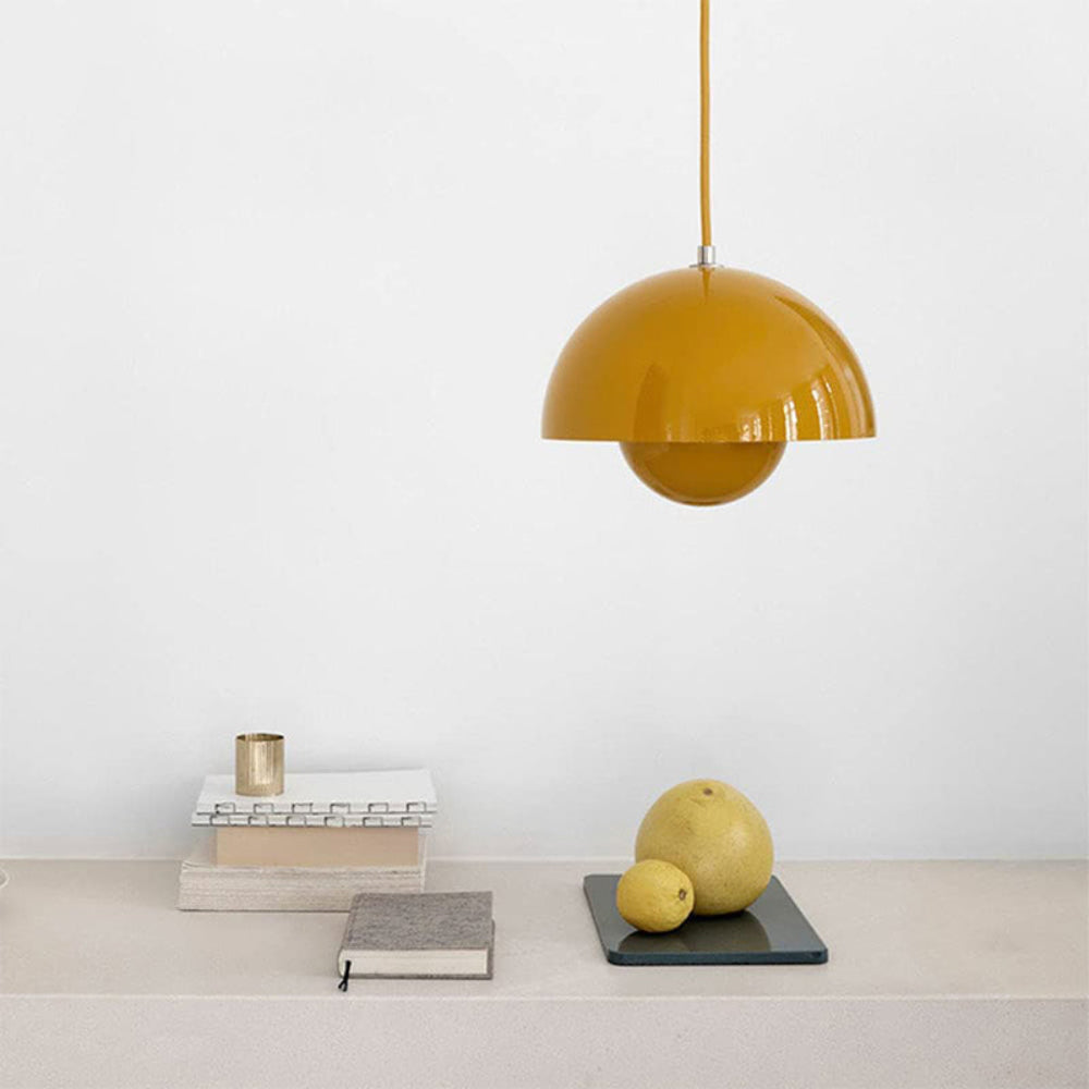 Skorter | Half-Circle Colourful Chandelier – Modern Scandinavian Ceiling Light for Dining, Living & Office