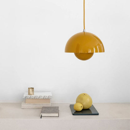 Skorter | Half-Circle Colourful Chandelier – Modern Scandinavian Ceiling Light for Dining, Living & Office