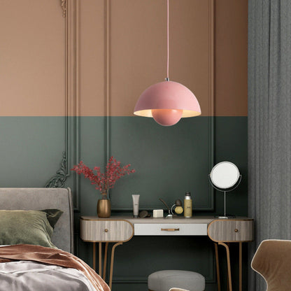 Skorter | Half-Circle Colourful Chandelier – Modern Scandinavian Ceiling Light for Dining, Living & Office