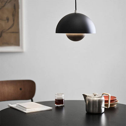 Skorter | Half-Circle Colourful Chandelier – Modern Scandinavian Ceiling Light for Dining, Living & Office