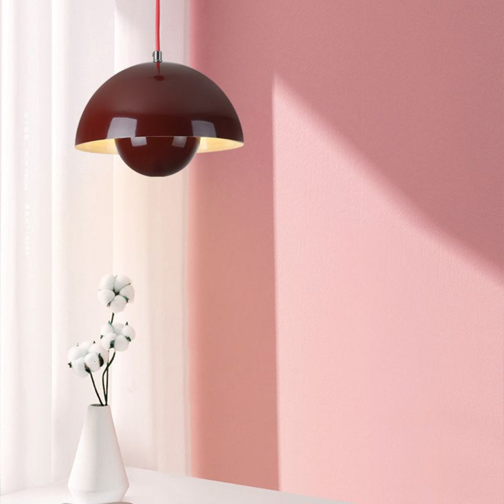 Skorter | Half-Circle Colourful Chandelier – Modern Scandinavian Ceiling Light for Dining, Living & Office