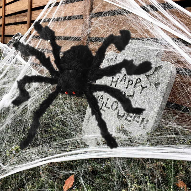 Skorter | CreepyCrawl Giant Spider – Realistic Halloween Outdoor Yard Prop
