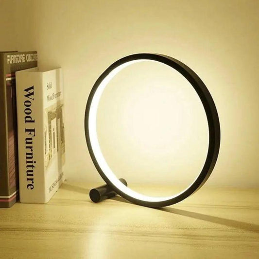 Skorter | Dimmable LED Touch Round Table Lamp for Creative Spaces