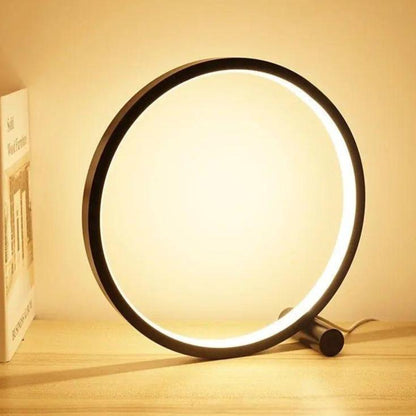 Skorter | Dimmable LED Touch Round Table Lamp for Creative Spaces