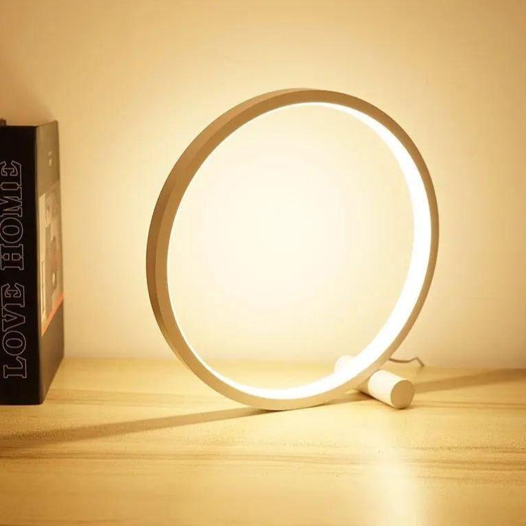 Skorter | Dimmable LED Touch Round Table Lamp for Creative Spaces
