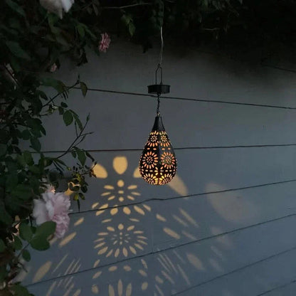 Skorter | Solar Drop Garden Light with Warm White LED – Waterproof Outdoor Lighting