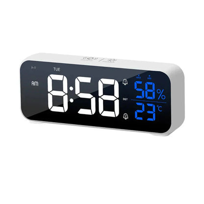 Skorter | Harmonix – Smart LED Alarm Clock with Music, Temperature Display & Voice Control