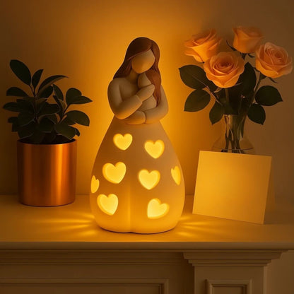 Skorter | Heart of Mum Ambient Lamp – Warm LED Light for Home & Gift Decor