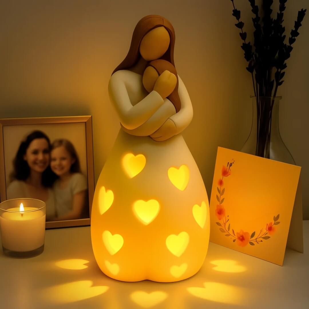 Skorter | Heart of Mum Ambient Lamp – Warm LED Light for Home & Gift Decor