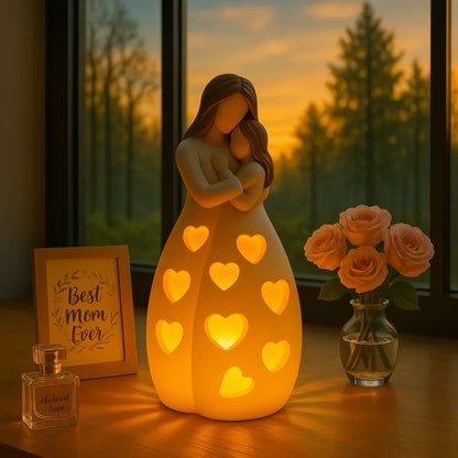 Skorter | Heart of Mum Ambient Lamp – Warm LED Light for Home & Gift Decor