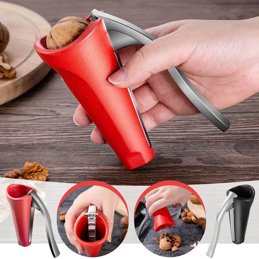 Skorter | Ergonomic Nutcracker with Lever Mechanism – Robust Walnut & Hazelnut Opener