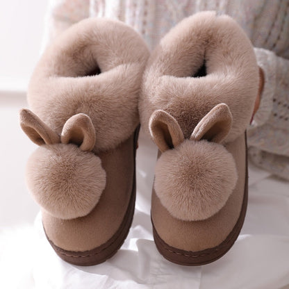 Skorter | Cozy women's slippers with bunny ears