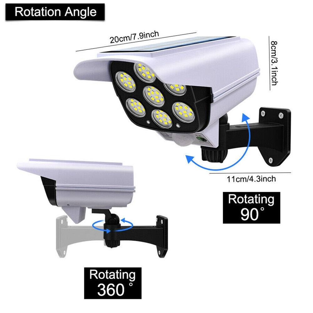 Skorter | Solar Motion Sensor Dummy Security Camera Light