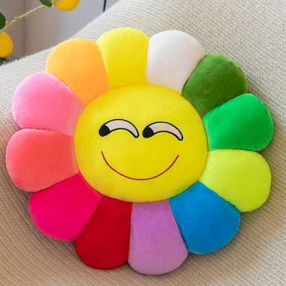 Skorter | Colorful Sunflower Plush Comfort Seat Cushion