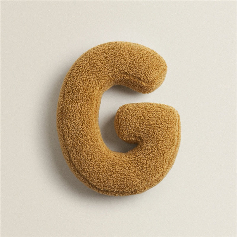 Skorter | Alphabet Letter Fleece Pillow