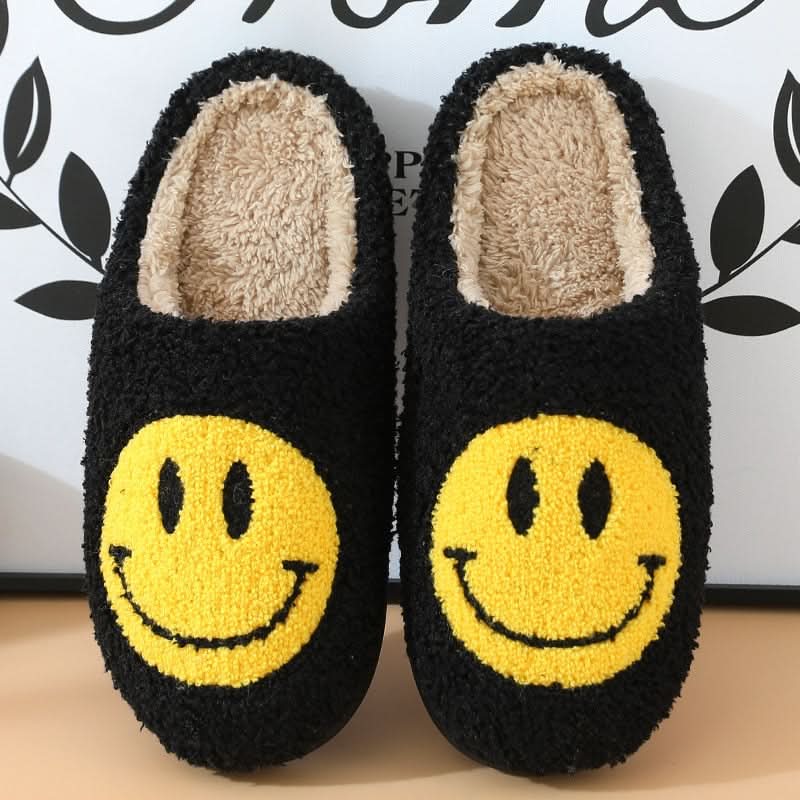Skorter | COZYTOES SLIPPERS – Fluffy slippers with smiley & silicone cushioning for warm feet