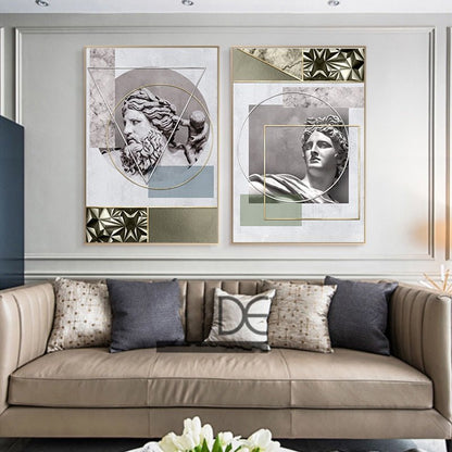 Skorter | Abstract Statue Wall Paintings