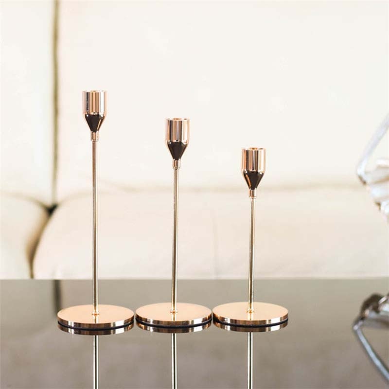 Skorter | 3-piece set metal candle holder