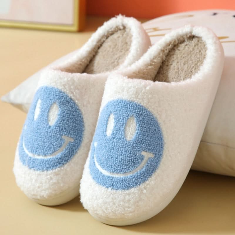 Skorter | COZYTOES SLIPPERS – Fluffy slippers with smiley & silicone cushioning for warm feet