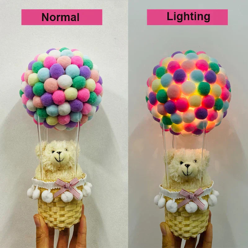 Skorter | DIY Hot Air Balloon-shaped Flying Animals Night Lamp