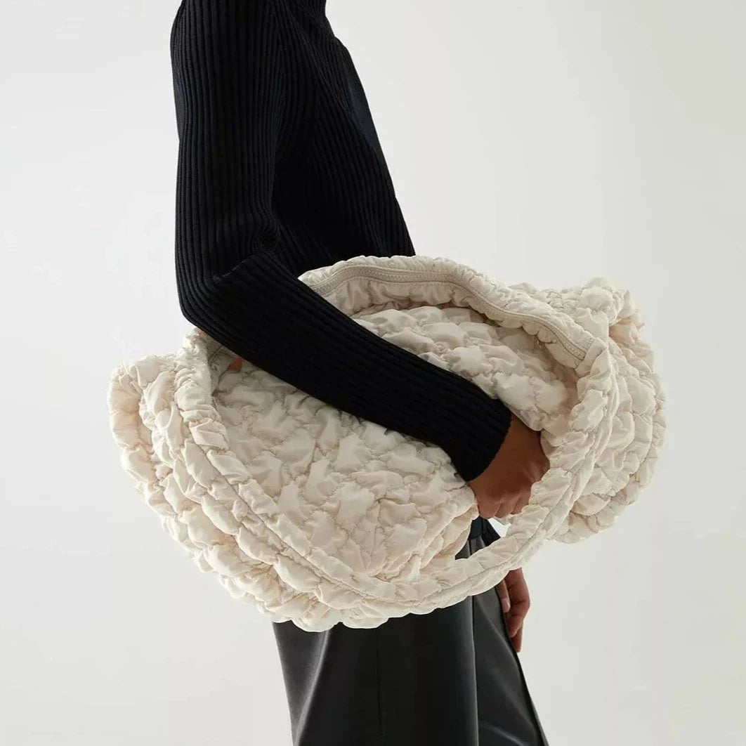 Skorter | Cross Quilt X-Large Shoulder Bag