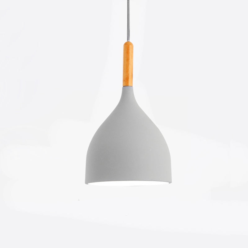 Skorter | Talon - Modern Drop-Shaped Wooden Pendant Light Scandinavian Ceiling Light