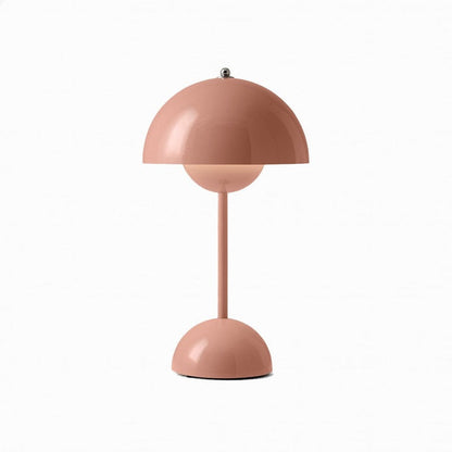 Skorter | Flowerpot Table Lamp - Rechargeable Bedside Lamp & Cordless Design Mushroom Shaped Lamps