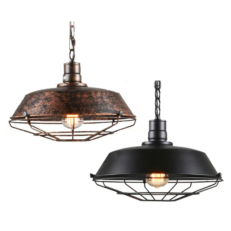Skorter | Vintage Loft Pendant Light: Industrial Retro Iron Ceiling Light Chandelier for Living Room, Restaurant, Bar, Kitchen