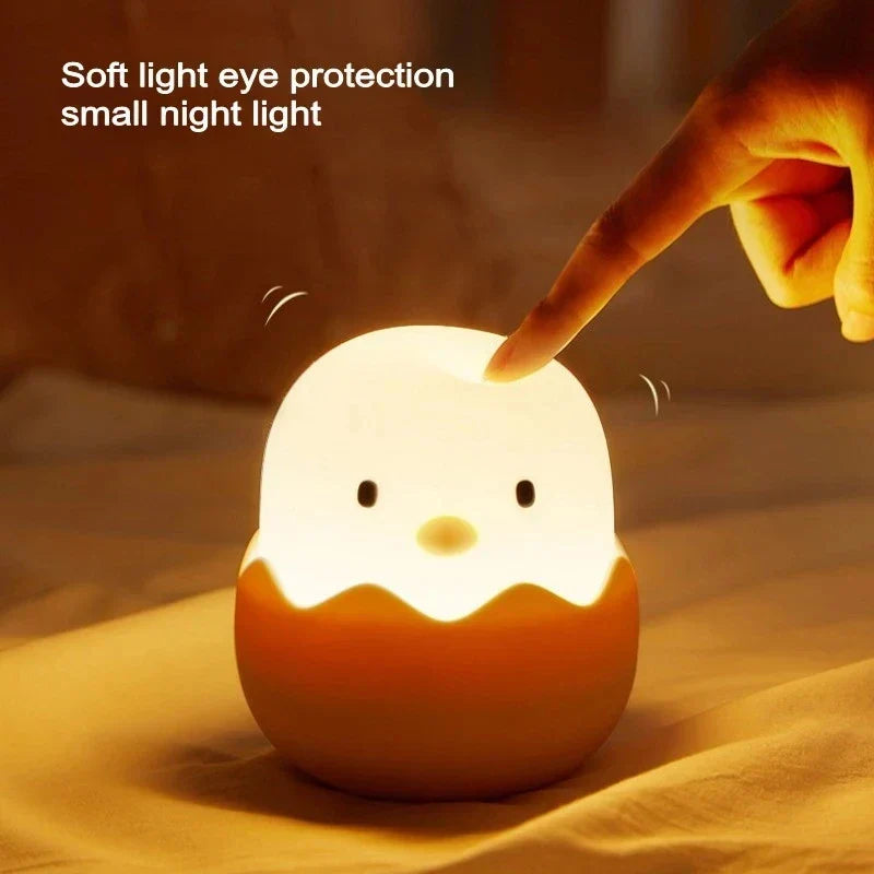 Skorter | Chicken Eggshell Night Light - USB Rechargeable Animal Lamp