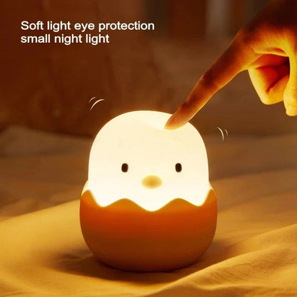 Skorter | Chicken Eggshell Night Light - USB Rechargeable Animal Lamp