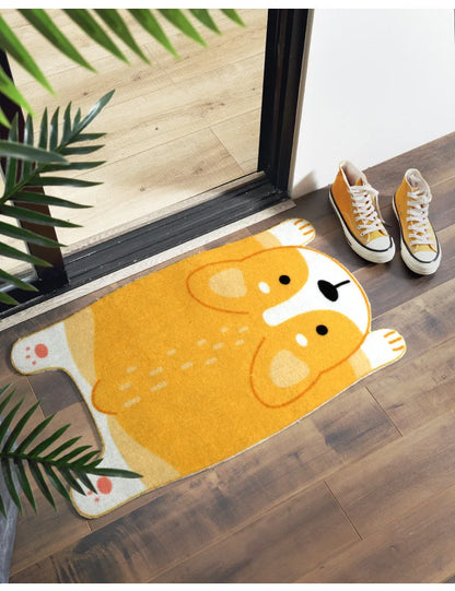 Skorter | Cute Animal Non-Slip Mat – Pet Design for Kitchen, Bathroom and Hallway