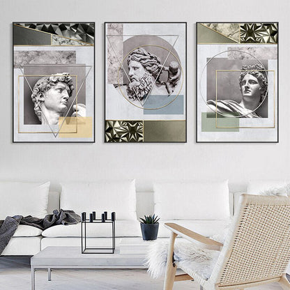 Skorter | Abstract Statue Wall Paintings