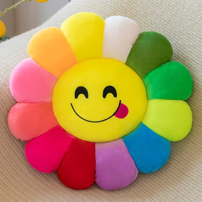 Skorter | Colorful Sunflower Plush Comfort Seat Cushion